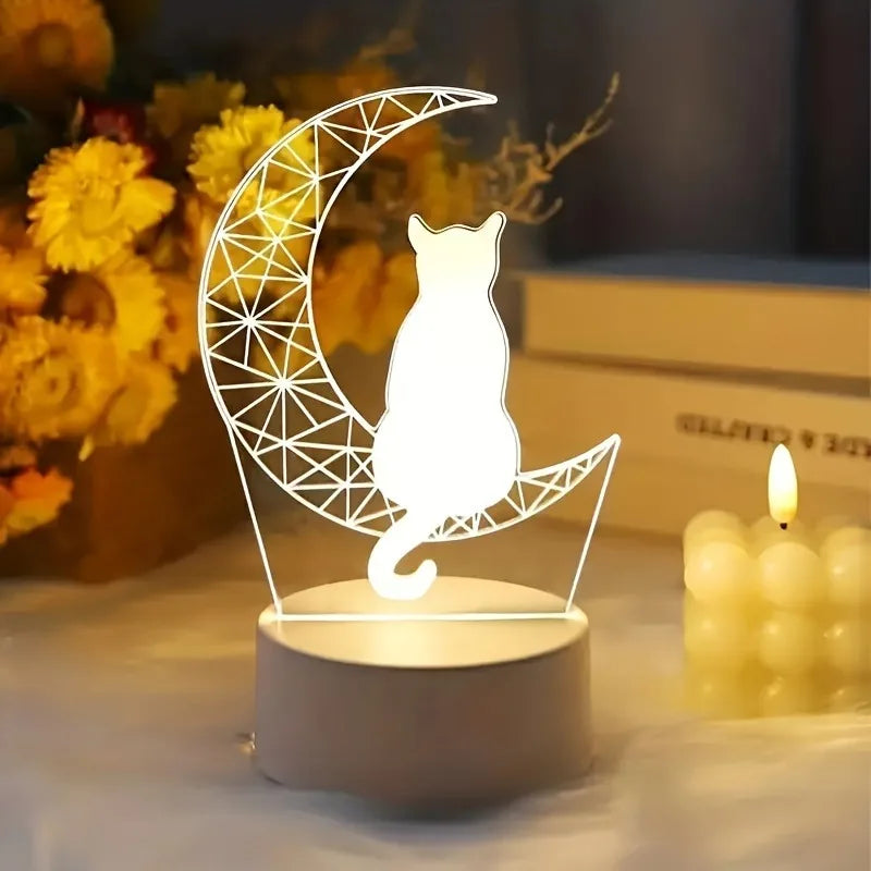 Chefio Mooncat 3D night light
