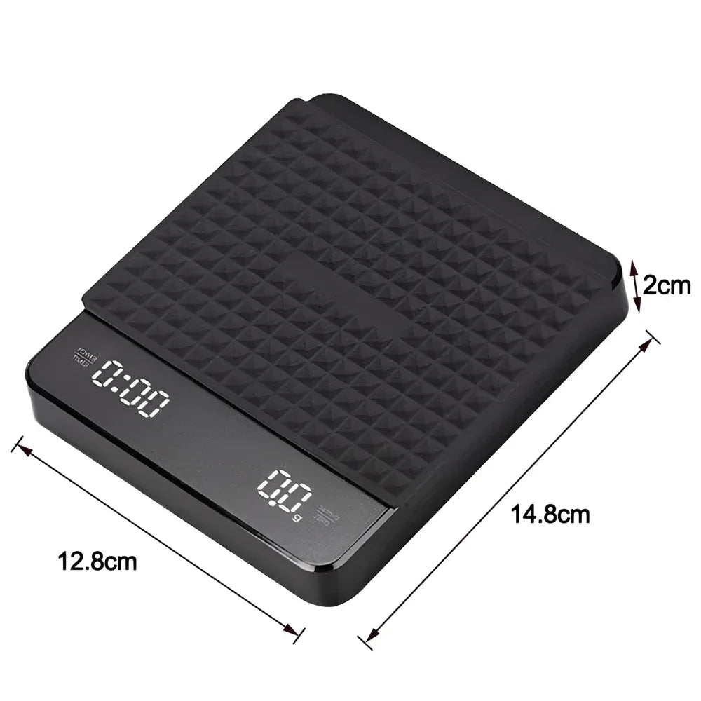 Electronic Coffee Scale with Timer - 0.1g