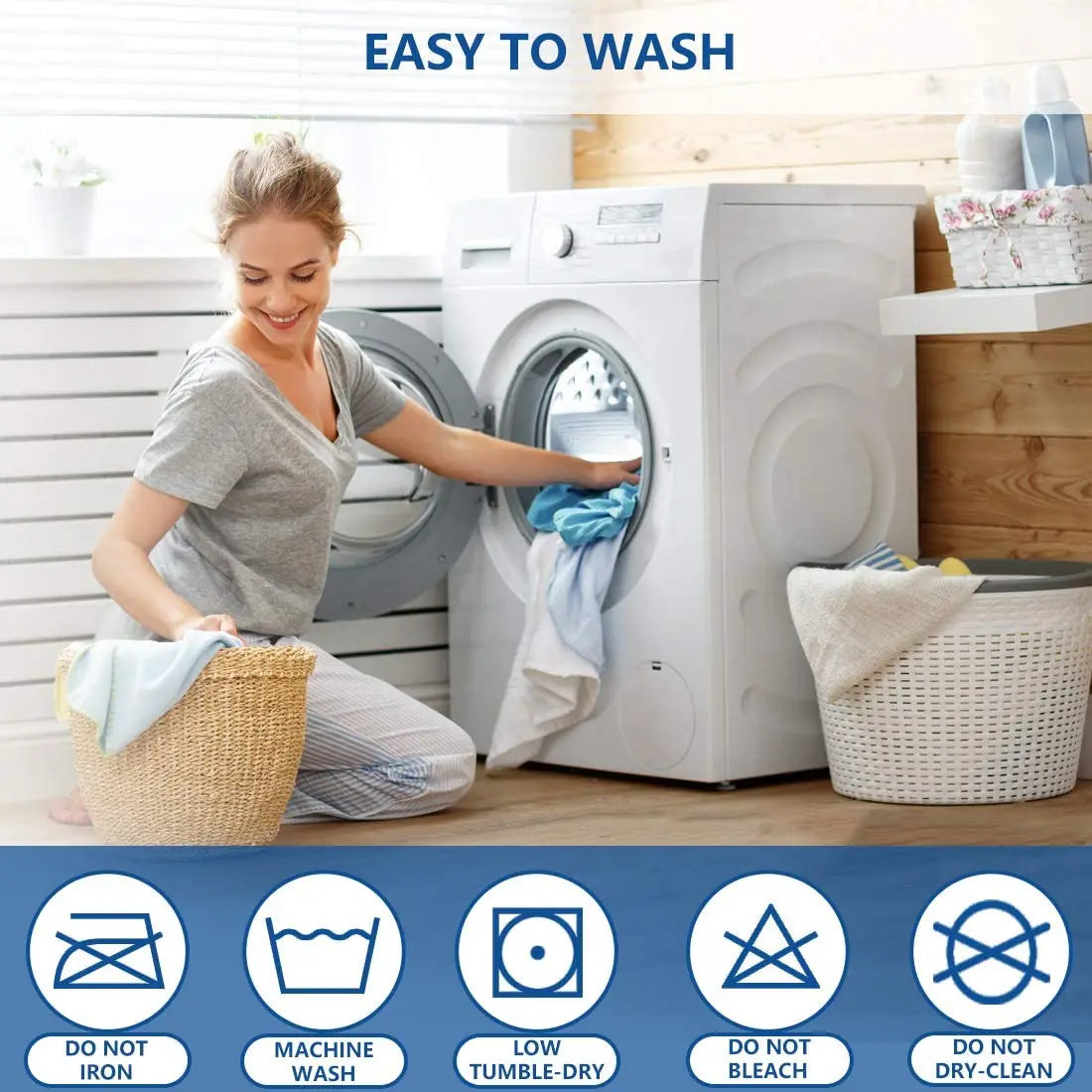 Chefio™ Cotton Terry Waterproof Mattress Cover