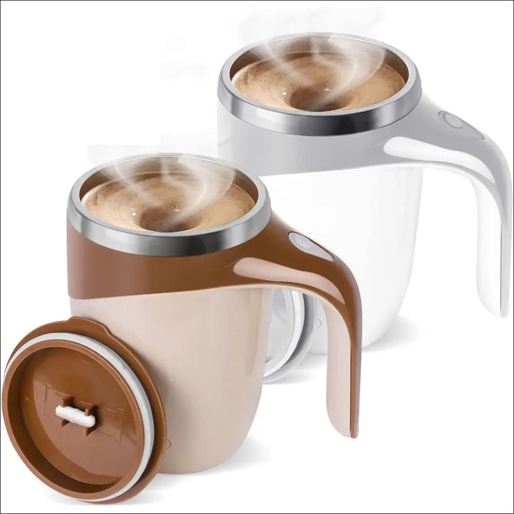 Self Stirring Coffee Mug: Automatic Stainless Steel Coffee Tea Mixing Cup, Gift Idea