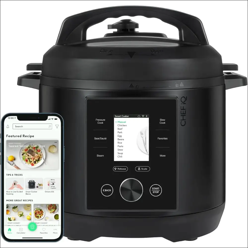 Chef iQ Smart Cooker: Electric Multi-Cooker with Smart Pressure Cooking & Recipe App