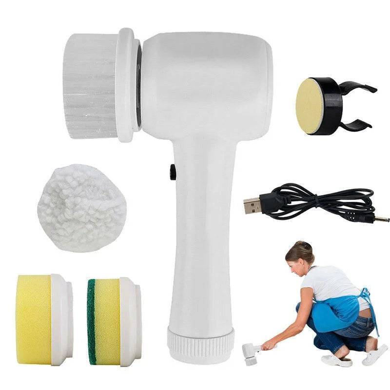Electric Cleaning Brush 4-in-1 Spinning Scrubber.