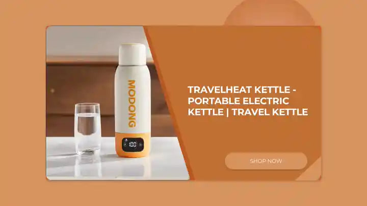 TravelHeat Kettle - Portable Electric Kettle | Travel Kettle by@Outfy