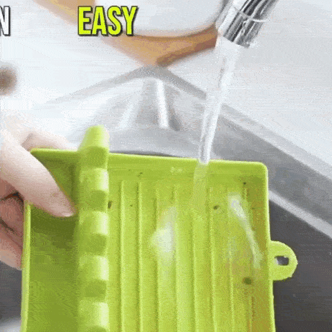 Chefio Silicone Spoon Rest: Heat Resistant Kitchen Utensil Holder for Spoons, Ladles, Tongs - Keep Counters Clean!