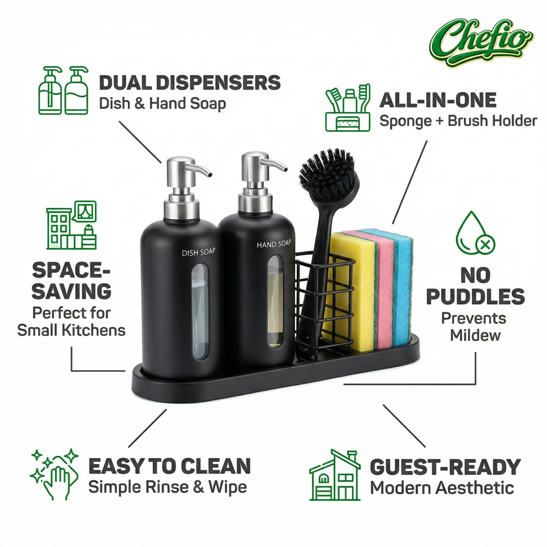 Declutter Your Counter with the Kitchen Soap Station