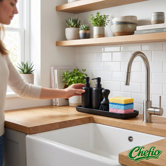 3-in-1 Sink Master Organizer: A Cleaner, Smarter Sink Station