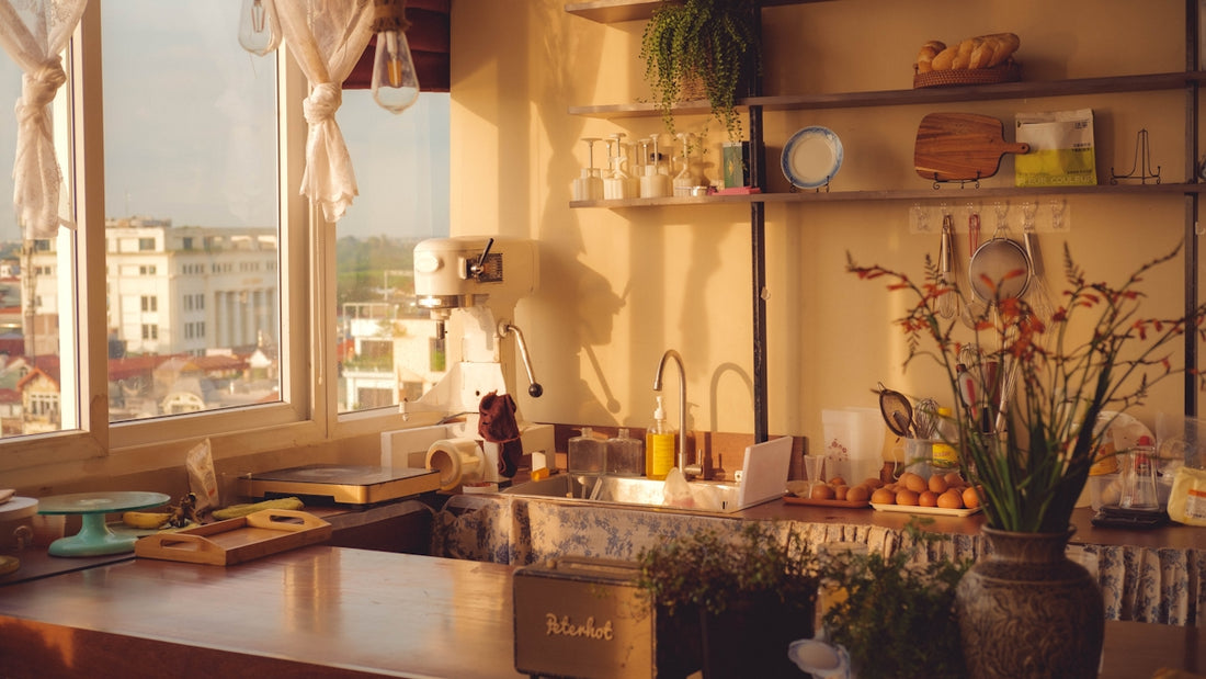 A kitchen filled with lots of counter top space