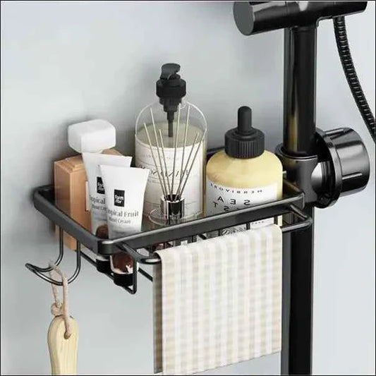 Chefio SinkSmart Organizer - Sink Caddy, Sponge Holder, Dish Drainer