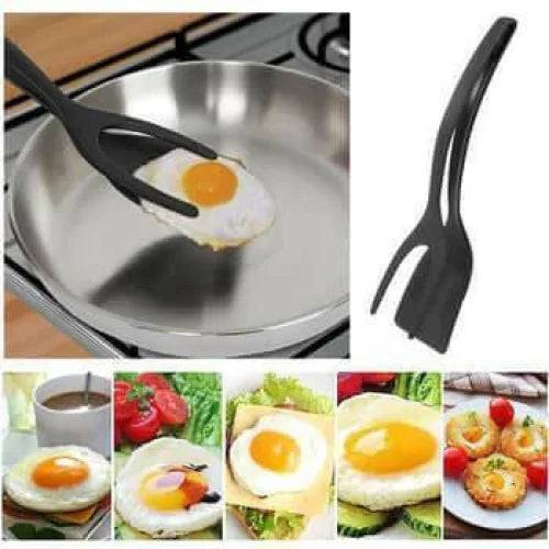 2 In 1 spatula &amp; tongs | extra long tongs for grilling | Buy kitchen accessories -Chefio - Premium Home &amp; Kitchen from Chefio - Just $10.79! Shop now at Chefio
