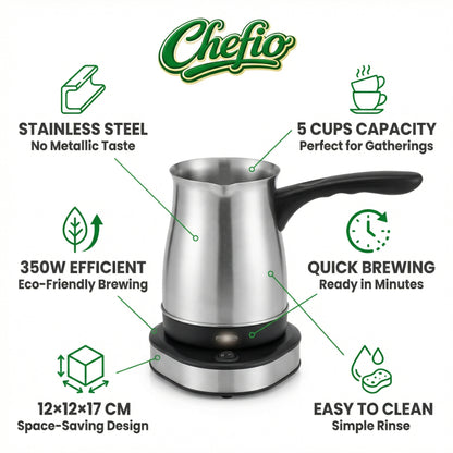 Brewmaster Espresso Turkish Coffee Maker | Authentic Greek Coffee - Chefio