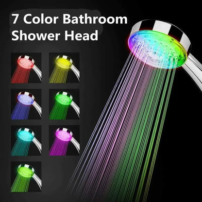 LED Shower Head - 7 Color Auto Self-Powered