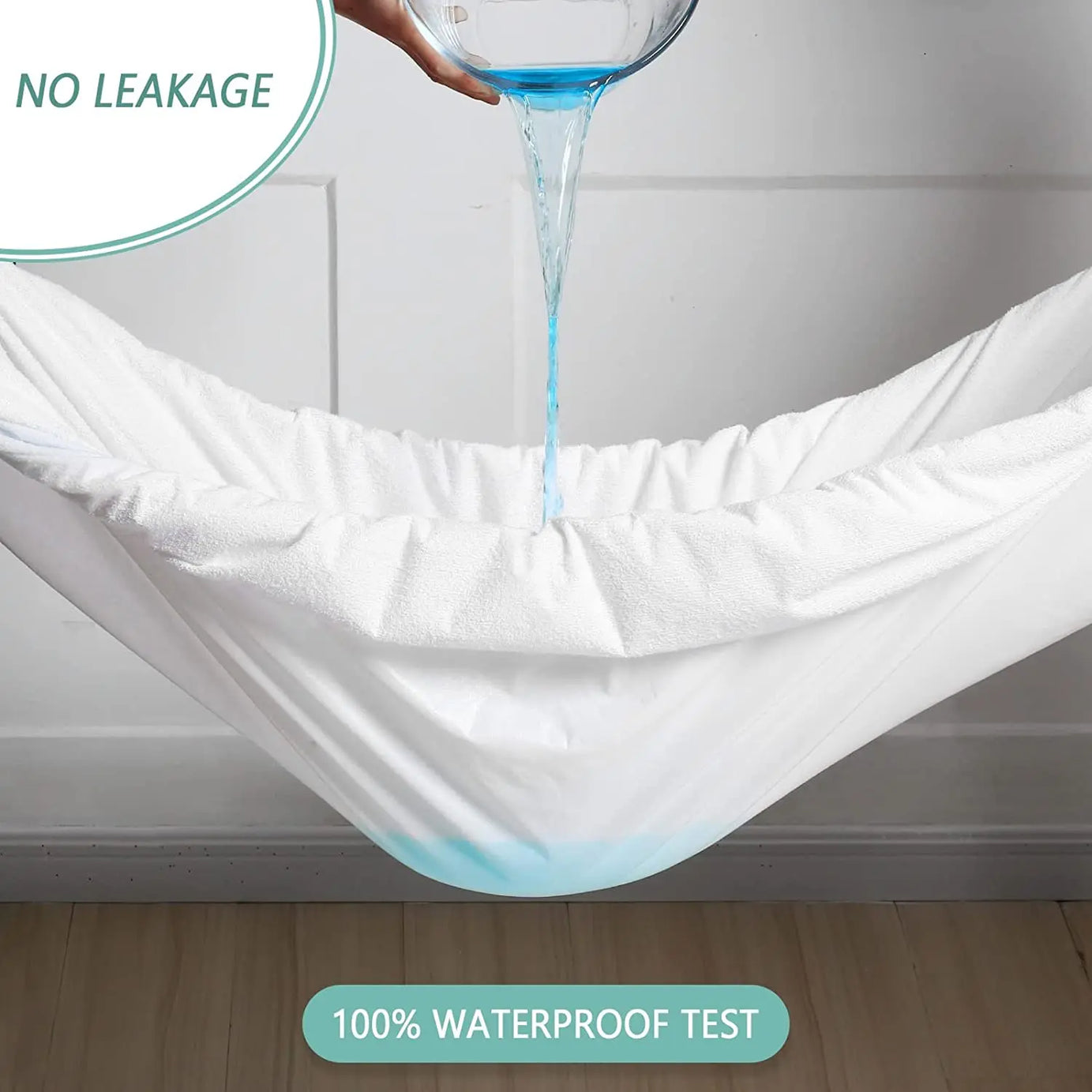 Chefio™ Cotton Terry Waterproof Mattress Cover