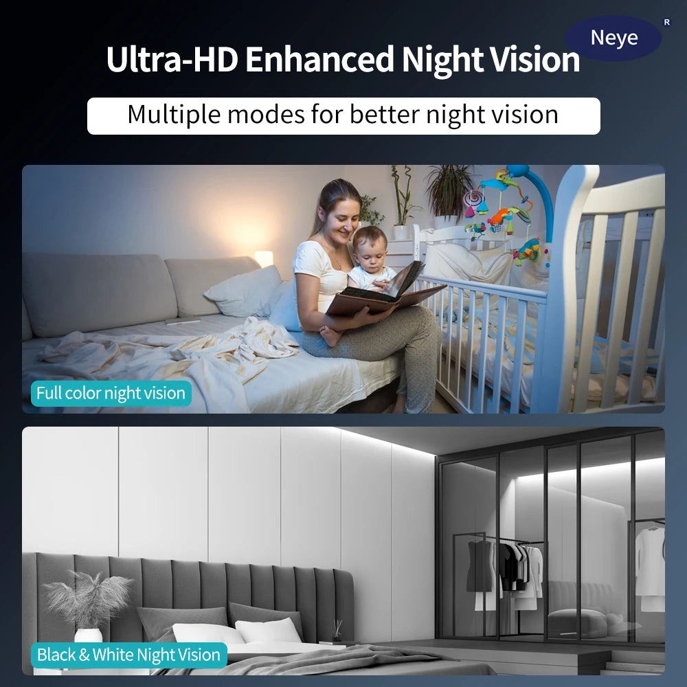 8MP 4K WiFi Light Bulb Camera E27 - Night Vision