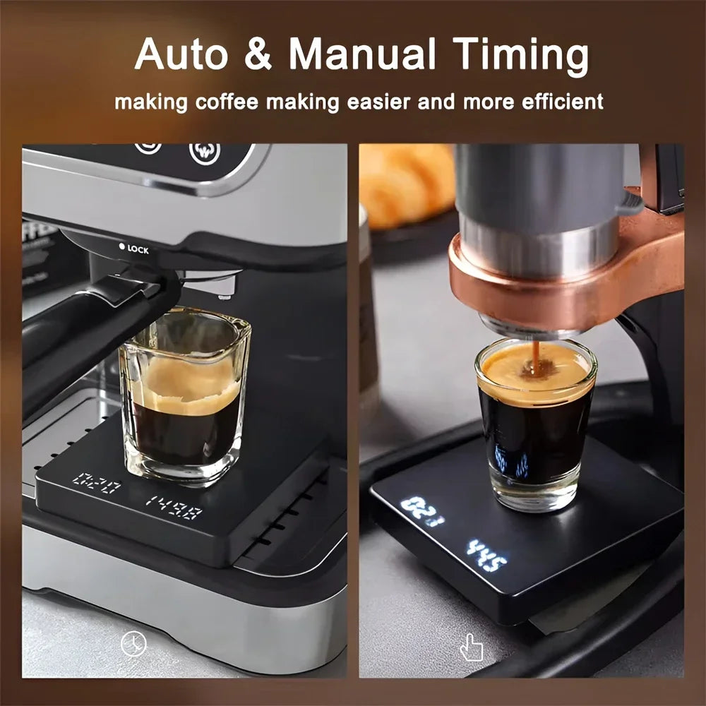 Electronic Coffee Scale with Timer - 0.1g