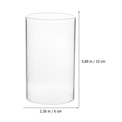 Glass Cylinder Candle Holder - Borosilicate