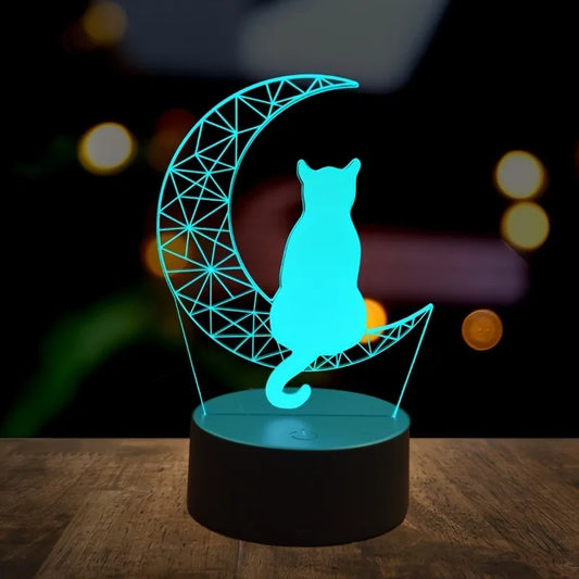 Chefio Mooncat 3D night light