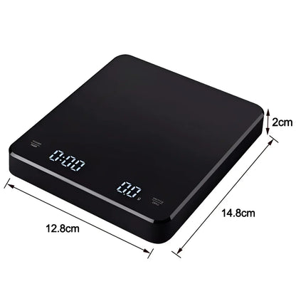 Electronic Coffee Scale with Timer - 0.1g