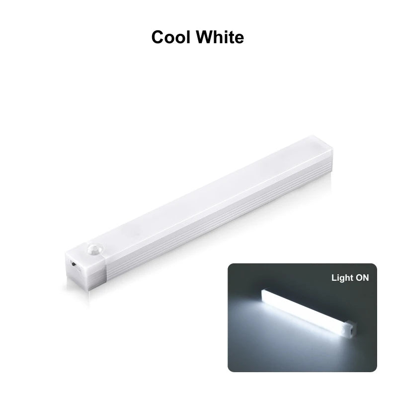Motion Sensor LED Bar Light USB Rechargeable - 10cm