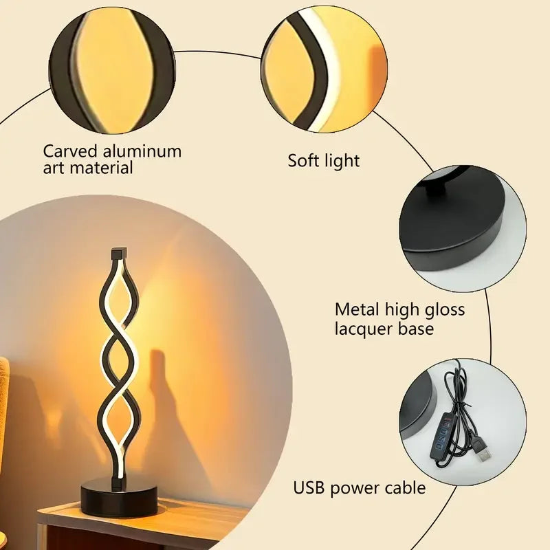 LED Desk Lamp - USB Powered Color Changing Adjustable