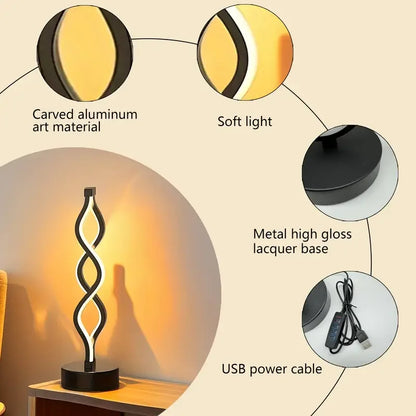 LED Desk Lamp - USB Powered Color Changing Adjustable