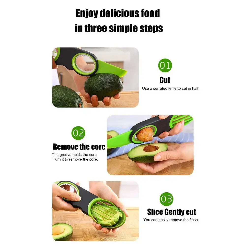Avocado Slicer Tool Multifunctional Fruit Cutter Portable