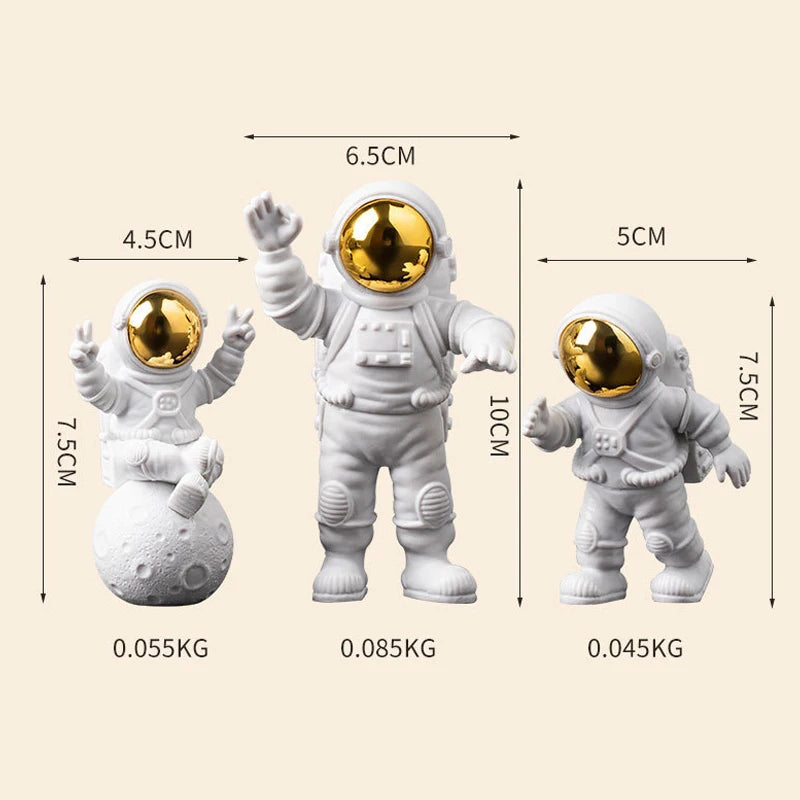 Spaceman Astronaut Ornament Set - Room Decor