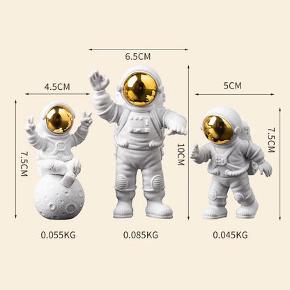 Spaceman Astronaut Ornament Set - Room Decor