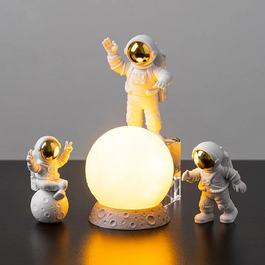 Spaceman Astronaut Ornament Set Astronaut Model Room Decoration