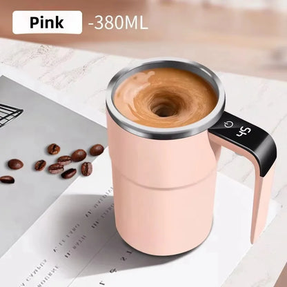 380ML Electric Coffee Mug - Self Mixing IP67 Waterproof