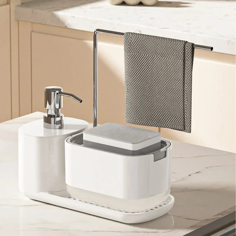 CleanEase Soap & Sponge Station