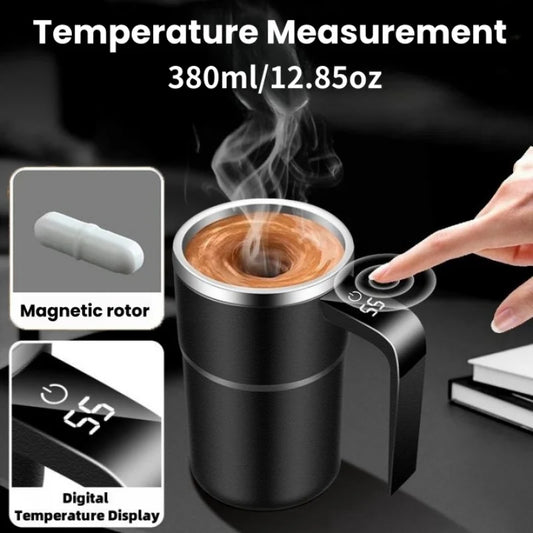 380ML Electric Coffee Mug - Self Mixing IP67 Waterproof