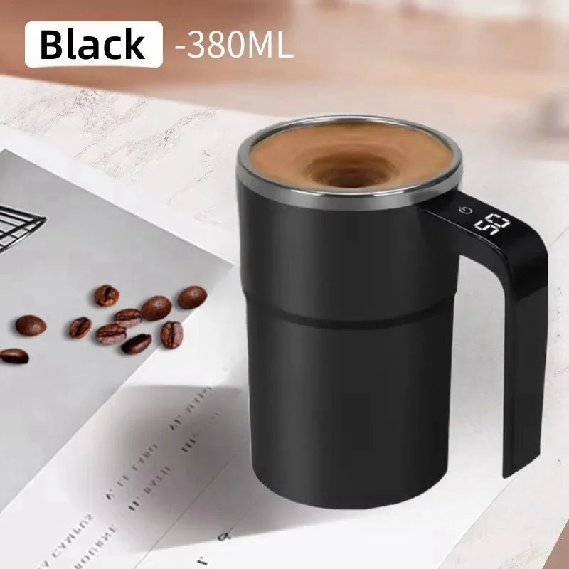 380ML Electric Coffee Mug - Self Mixing IP67 Waterproof