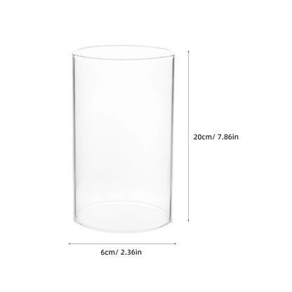 Glass Cylinder Candle Holder - Borosilicate
