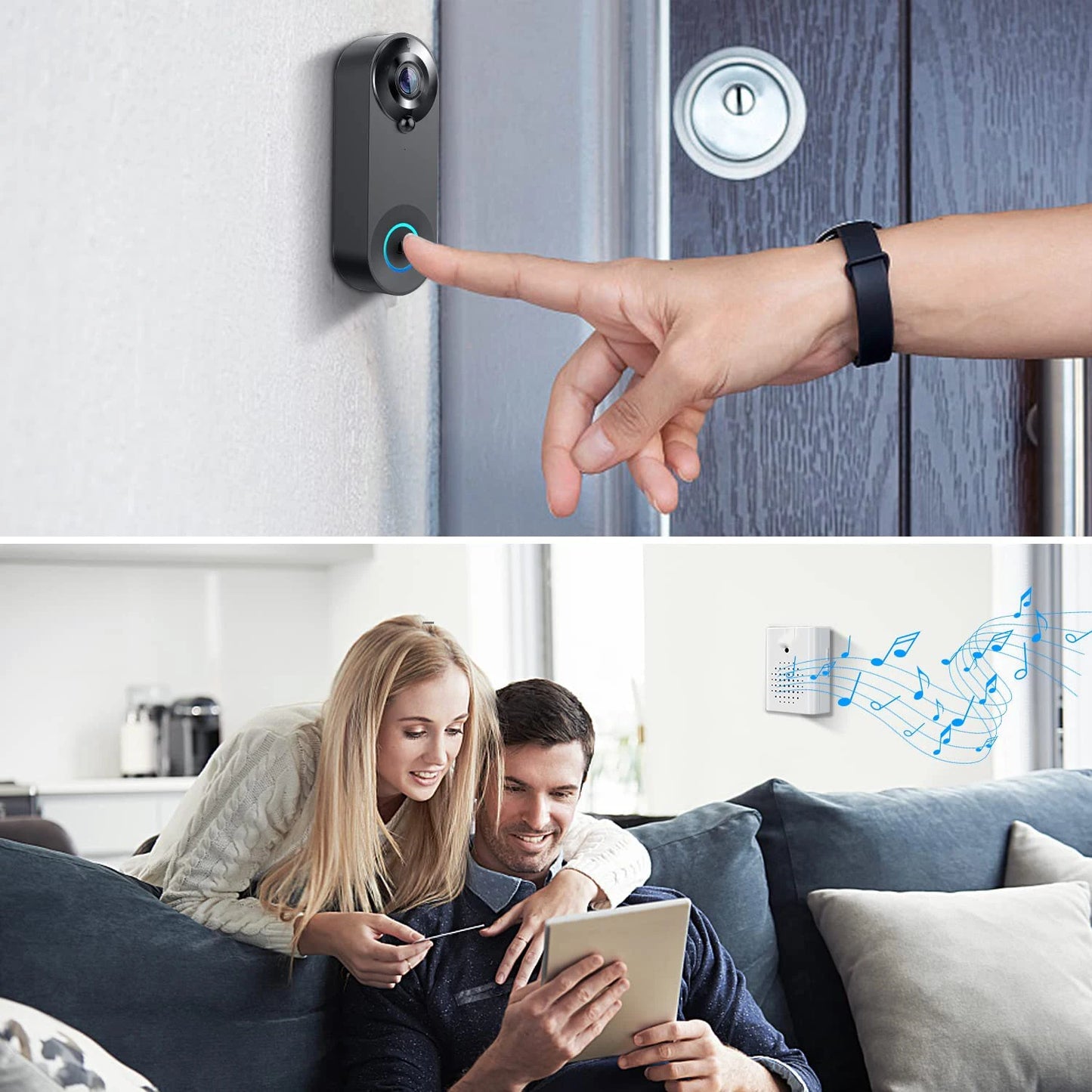 1080P WiFi Smart Wireless Video Doorbell Camera