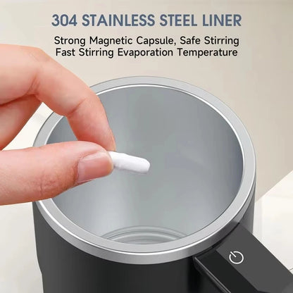 380ML Electric Coffee Mug - Self Mixing IP67 Waterproof