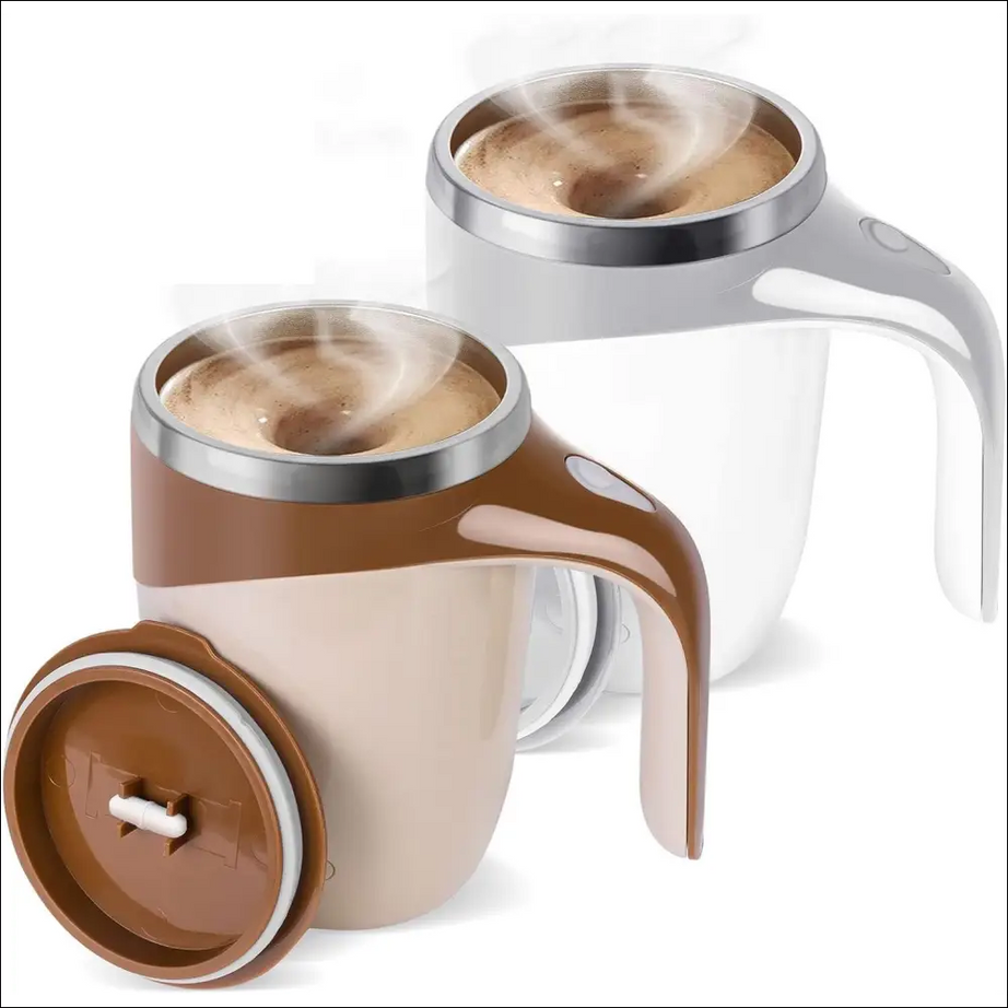 Self Stirring Coffee Mug: Automatic Stainless Steel Coffee Tea Mixing Cup, Gift Idea