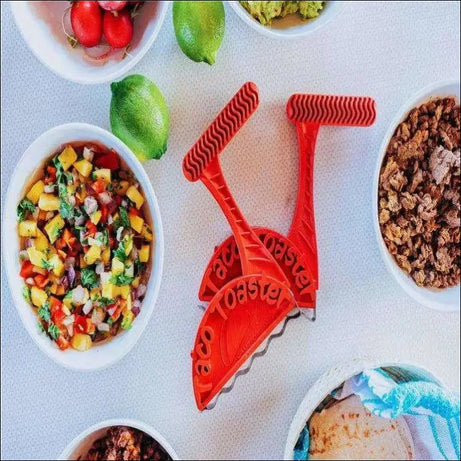 Chefio Taco Toaster: Make Crispy Taco Shells Easily! Healthy Toaster Taco Shell Maker for Quick, Delicious Homemade Tacos. 