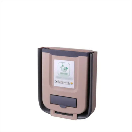 Chefio EcoFold Wall Bin: Wall-Mounted Kitchen Trash Can, Space-Saving & Foldable Design