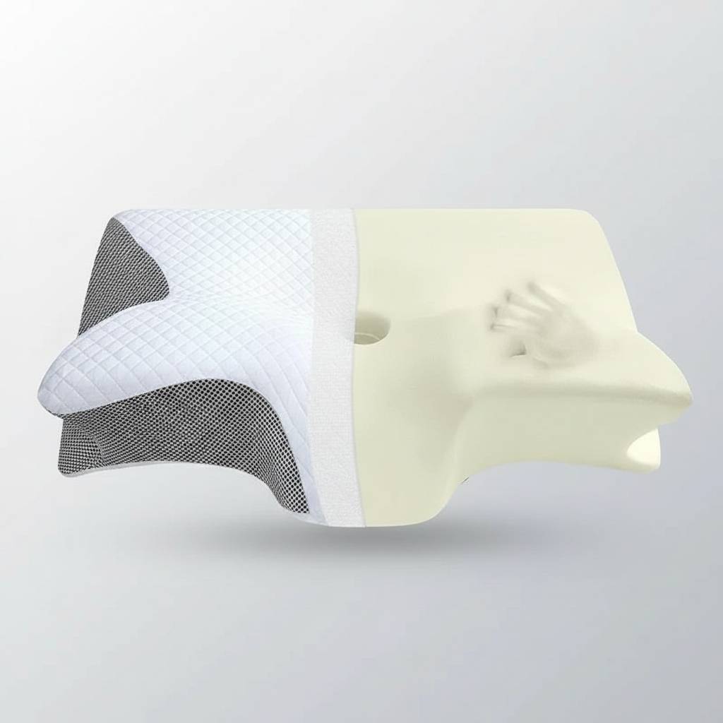 2 in 1 Ergonomic Orthopedic Pillow - Neck Pain Relief