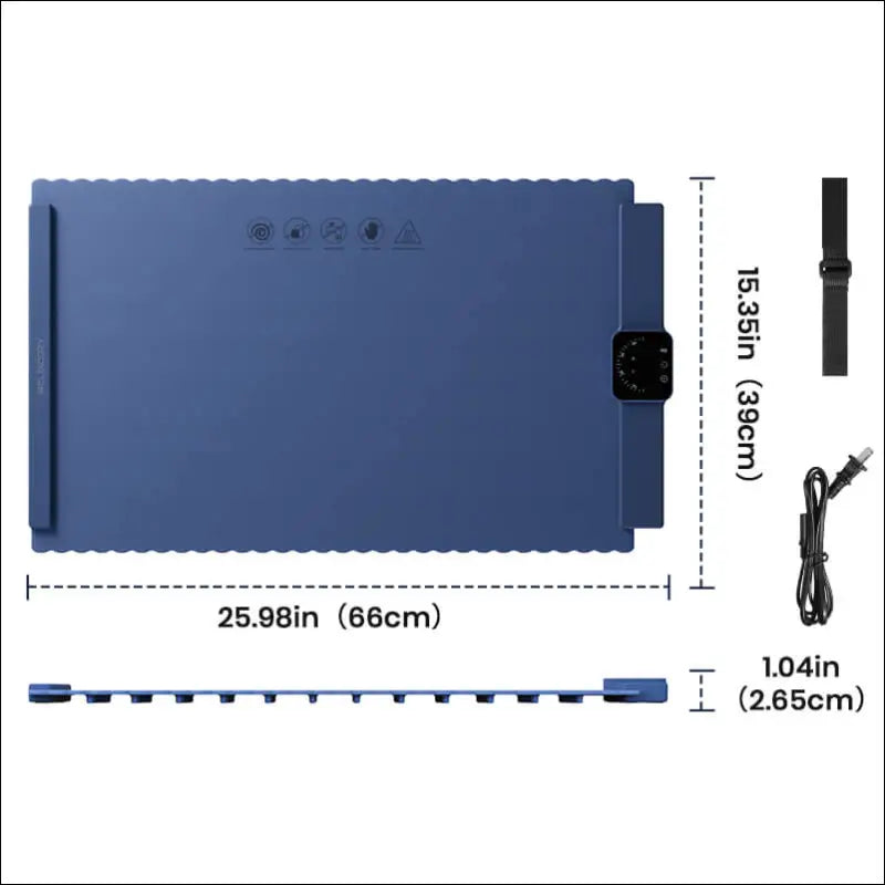 Electric Warming Tray Mat: Smart Food Warmer with Temperature Control - Keep Food Hot & Delicious!