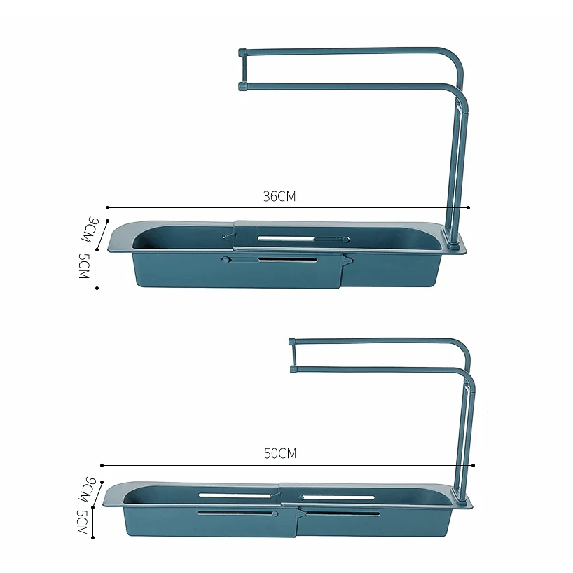 Telescopic Sink Storage Rack | Adjustable Sink Shelf - Premium Home &amp; Kitchen from Chefio - Just $17.09! Shop now at Chefio