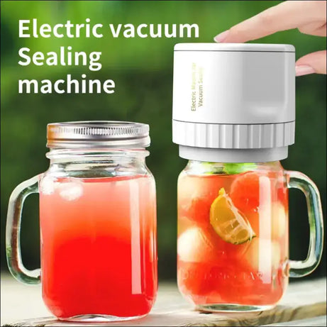 Chefio Electric Vacuum Sealer for Mason Jars - Food Preservation Kit